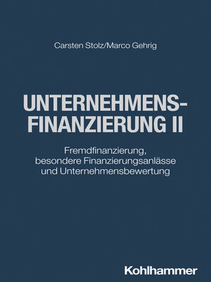 cover image of Unternehmensfinanzierung II
